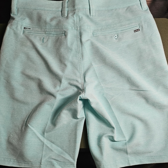 Hurley mint blue H2O-Dri shorts. - Picture 4 of 4
